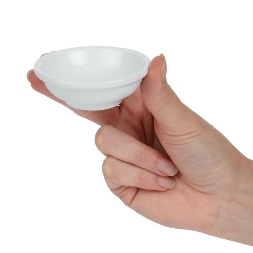 Royal Porcelain Classic Soy Sauce Dish White - 70mm 2 3/4" (Box 12)