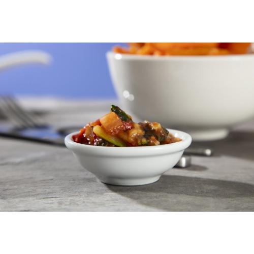 Royal Porcelain Classic Soy Sauce Dish White - 70mm 2 3/4" (Box 12)