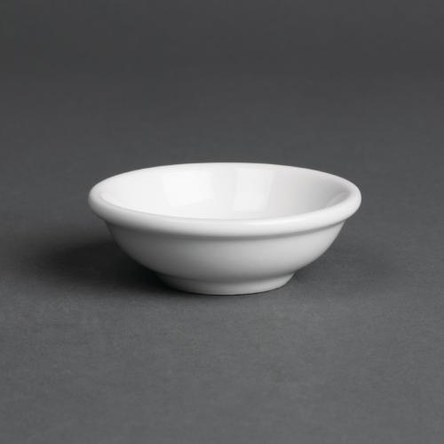 Royal Porcelain Classic Soy Sauce Dish White - 70mm 2 3/4" (Box 12)