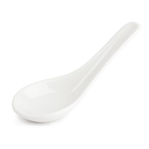 Royal Porcelain Classic Rice Spoon White - 125mm (Box 24)