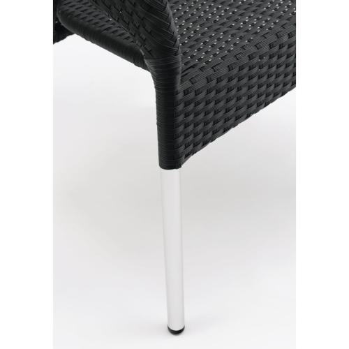 Bolero Wicker Wraparound Bistro Chair (Pack 4)