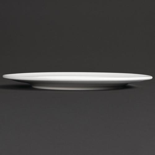 Royal Porcelain Maxadura Advantage Rimmed Platter White - 315mm 12 1/2" (Box 12)