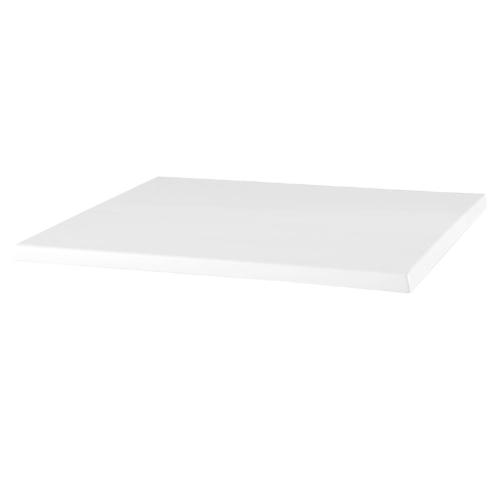 Werzalit Square Table Top White 001 - 600mm