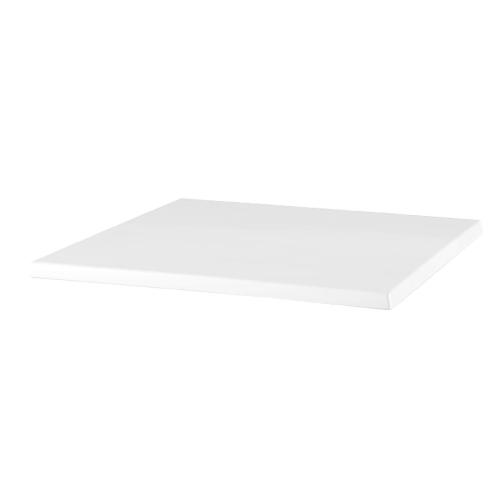 Werzalit Square Table Top White 001 - 600mm