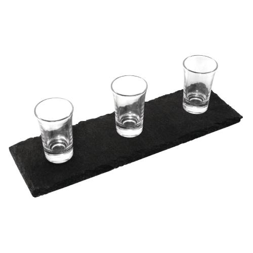 Olympia Natural Slate Presentation Tray - 300x100mm 11 4/5x 4" (Pack 4)