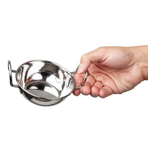 Balti Dippling Dish St/St - 105mm 4"