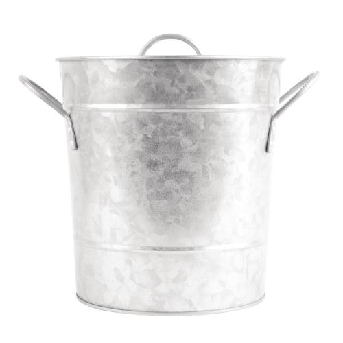 Olympia Ice Bucket Galvanized - 3.4Ltr