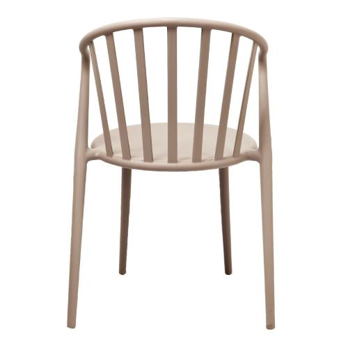 Bolero PP Arm Chair Coffee (Pack 4)