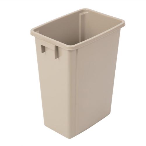 EDLP Nisbets Essentials Kitchen Bin Beige - 56Ltr