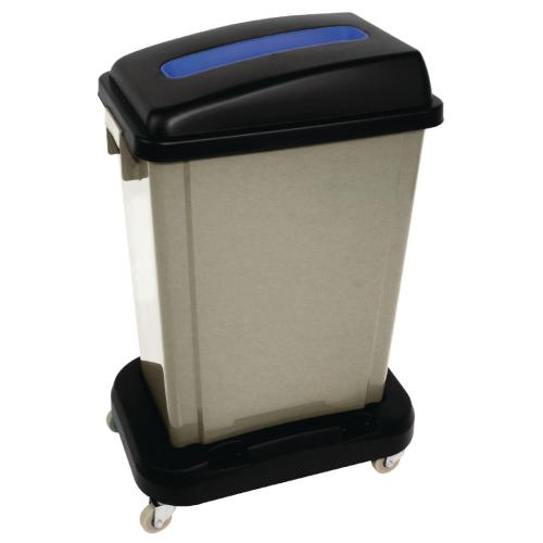EDLP Nisbets Essentials Kitchen Bin Beige - 56Ltr
