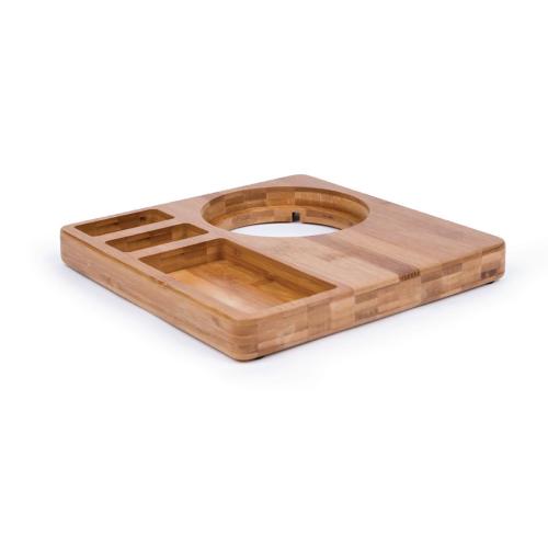 Wooden Hotel Room Welcome Tray
