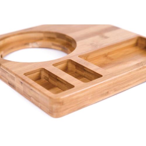 Wooden Hotel Room Welcome Tray