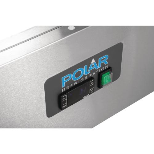 Polar G-Series 3 Door Counter Fridge with Granite Work Top - 368Ltr