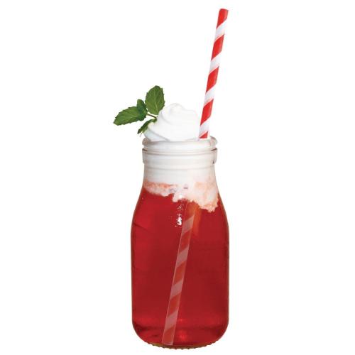 Olympia Glass Mini Milk Bottle - 200ml 6 7/10fl oz (Box 12)