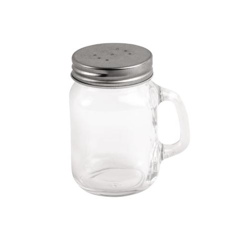 Olympia Handled Shaker Jar with St/St Lid - 135ml 4 3/4oz (Pair)