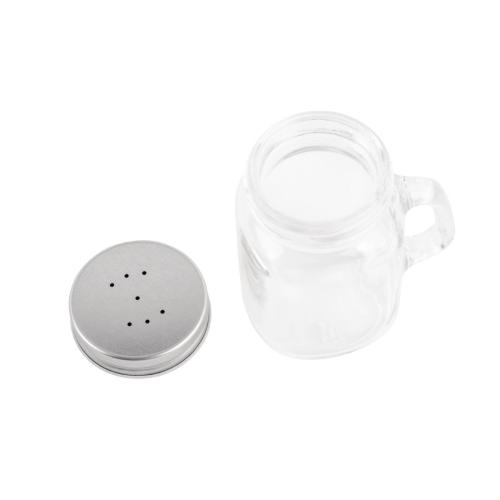 Olympia Handled Shaker Jar with St/St Lid - 135ml 4 3/4oz (Pair)