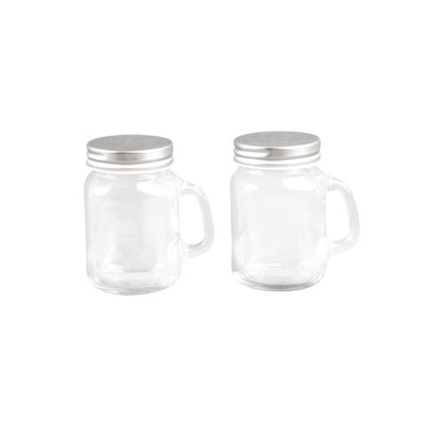 Olympia Handled Shaker Jar with St/St Lid - 135ml 4 3/4oz (Pair)
