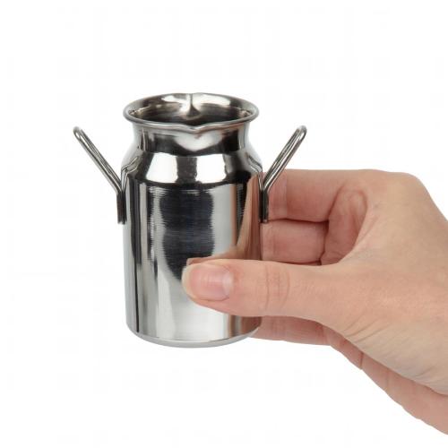 Olympia Mini Milk Churn Stainless Steel Medium - 120ml 4.05fl oz
