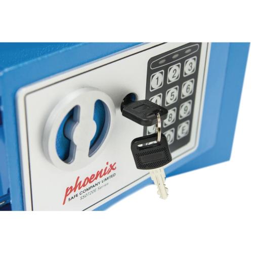Phoenix Compact Office Safe (Blue) (Direct)