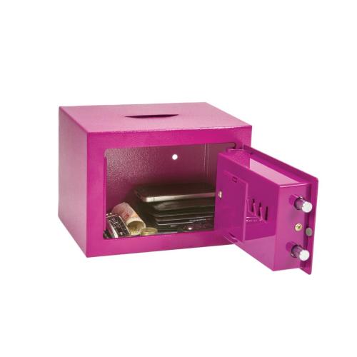 Phoenix Compact Office Safe Pink (Direct)