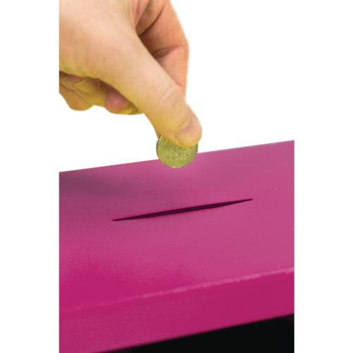 Phoenix Compact Office Safe Pink (Direct)