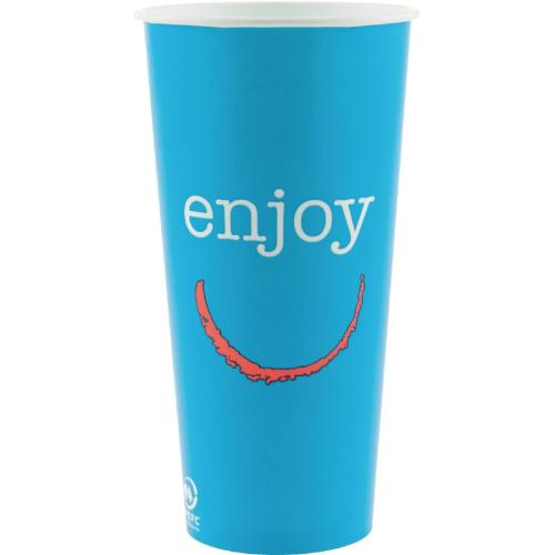 Enjoy Paper Cold Cups - 22oz (Box 1000)