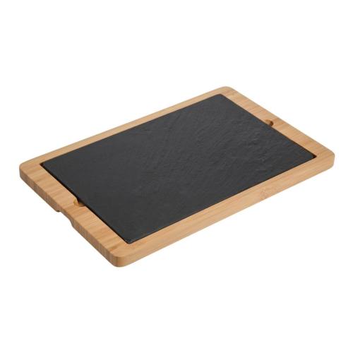 Olympia Wooden Tray for CM063 Slate Platter - 330x210x15mm 13x 8 1/5x 2/3"
