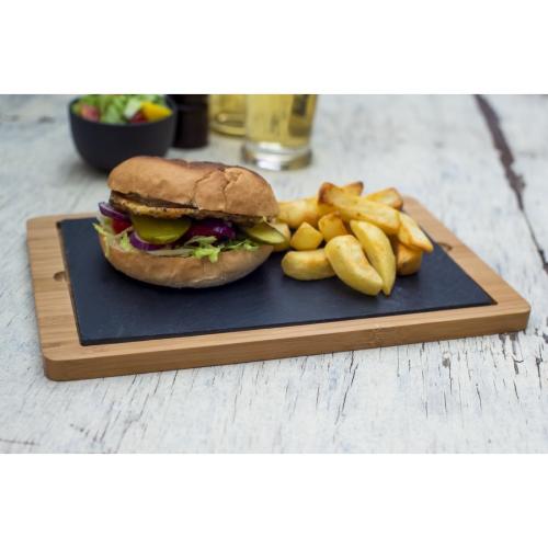 Olympia Wooden Tray for CM063 Slate Platter - 330x210x15mm 13x 8 1/5x 2/3"