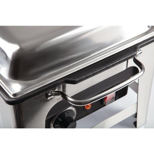 Olympia Electric Chafing Deep Dish Pan with Stand - 100mm 4"