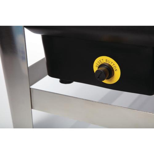 Olympia Electric Chafing Deep Dish Pan with Stand - 100mm 4"