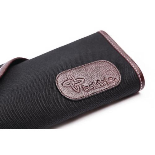 Boldric Black Canvas Knife Bag 6 Pocket