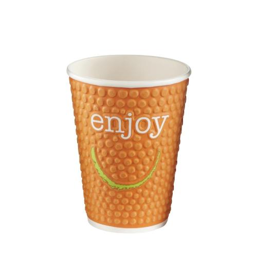 Enjoy Double Wall Paper Hot Cups - 12oz (Box 680)