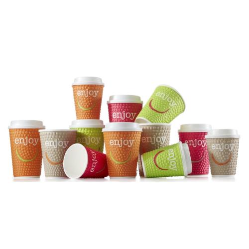 Enjoy Double Wall Paper Hot Cups - 12oz (Box 680)