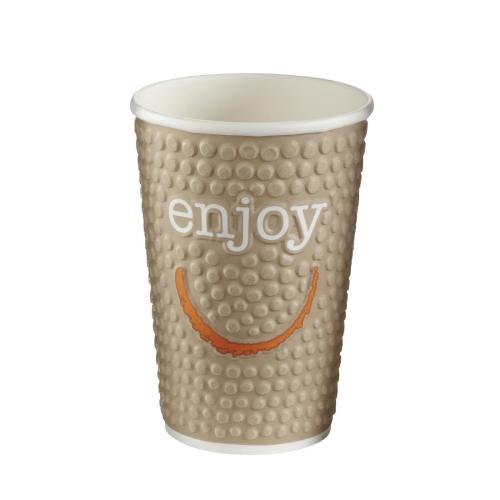 Enjoy Double Wall Paper Hot Cups - 16oz (Box 560)