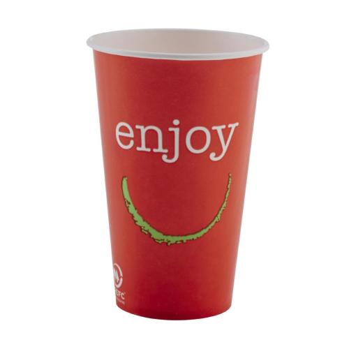 Enjoy Paper Cold Cups - 16oz (Box 1000)