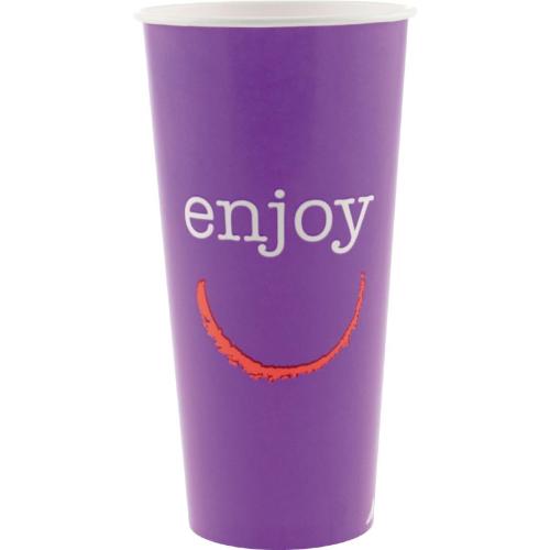 Enjoy Paper Cold Cups - 22oz (Box 1000)