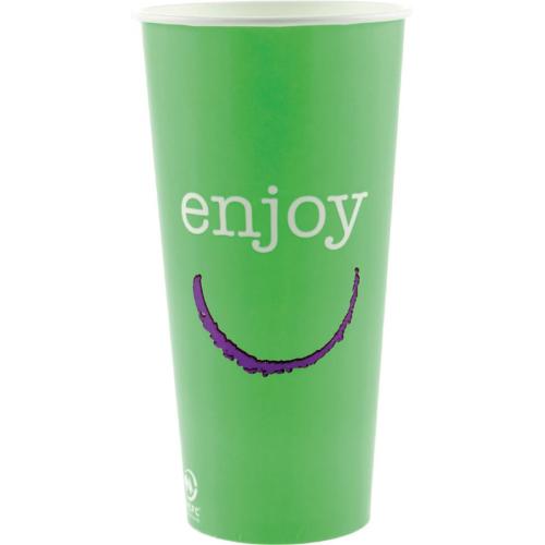 Enjoy Paper Cold Cups - 22oz (Box 1000)