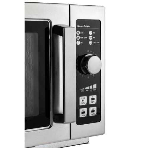 Menumaster Large Cavity Medium Duty Microwave Manual Dial RCS511DSEU 1 1100watt