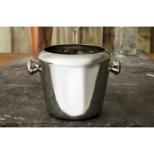 Olympia Stainless Steel Mini Ice Bucket - 1Ltr 33.8fl oz