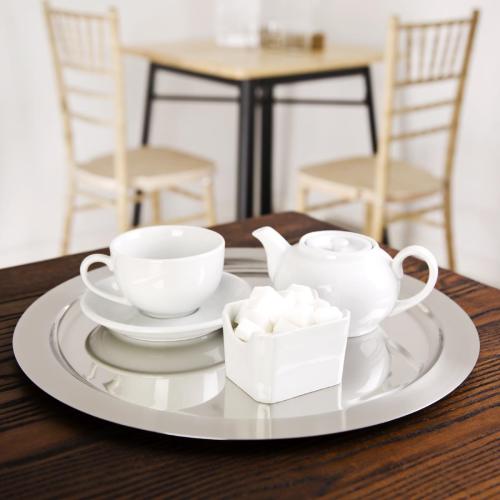 Olympia Round St/St Tray - 400mm