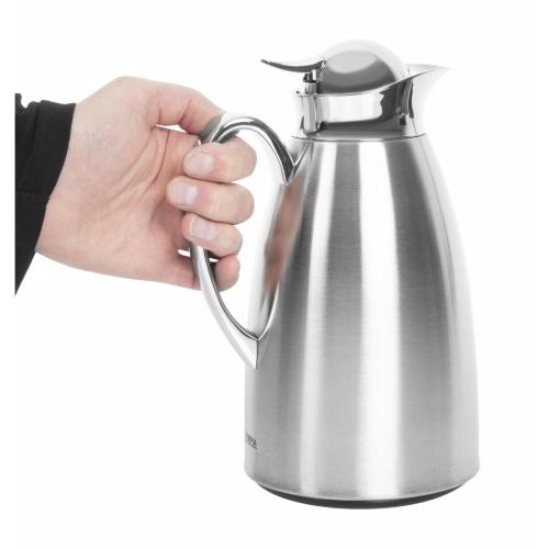 Olympia Chromed Vacuum Jug - 1Ltr 33.8fl oz