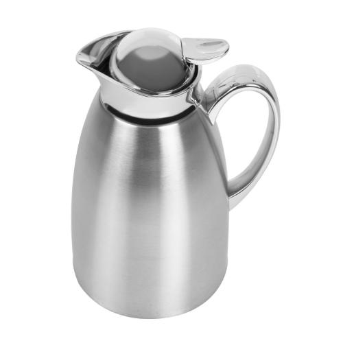 Olympia Chromed Vacuum Jug - 1Ltr 33.8fl oz