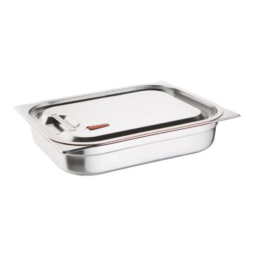 Vogue Sealable Lid St/St - GN 1/1