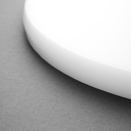 Hygiplas Chopping Board Round White - 14"