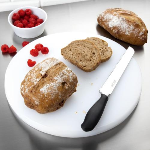 Hygiplas Chopping Board Round White - 14"