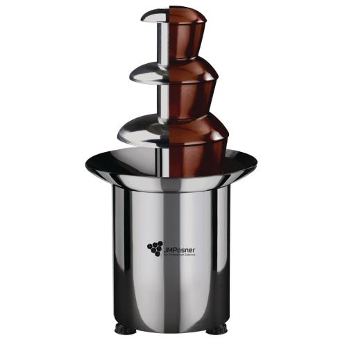 JM Posner Battery Operated Table Top Chocolate Fountain Silver (Direct)