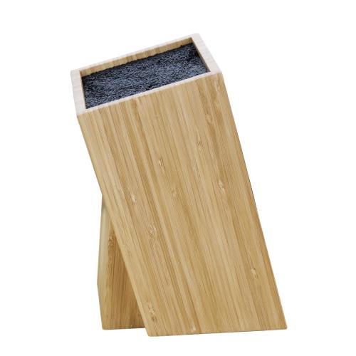 Vogue Wooden Universal Knife Block - 245x120x155mm 9 1/2x4 3/4x6"
