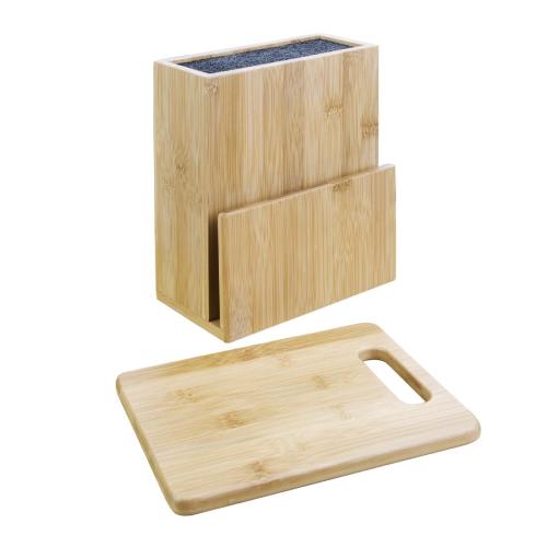 Vogue Wooden Universal Knife Block & Chopping Board