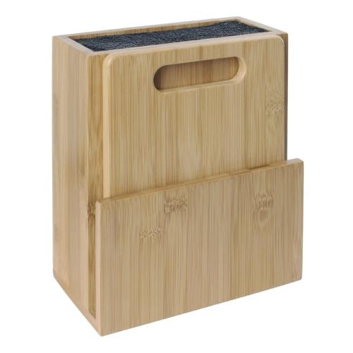 Vogue Wooden Universal Knife Block & Chopping Board