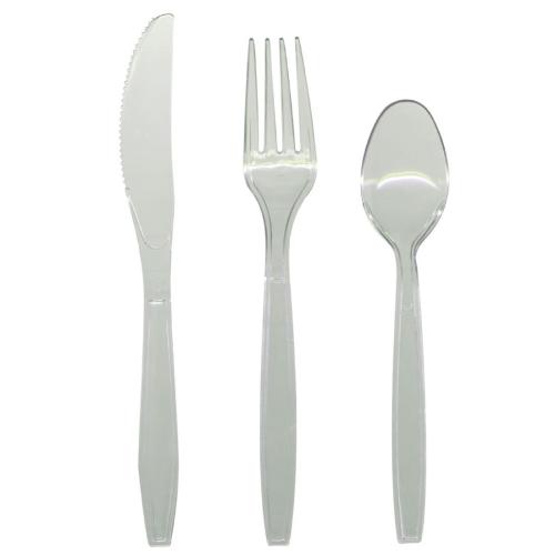 Fiesta Heavyweight Plastic Knife Clear (Pack 100)